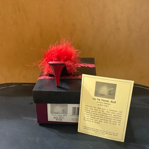 Just The Right Shoe Red Heels - Picture 3 of 5